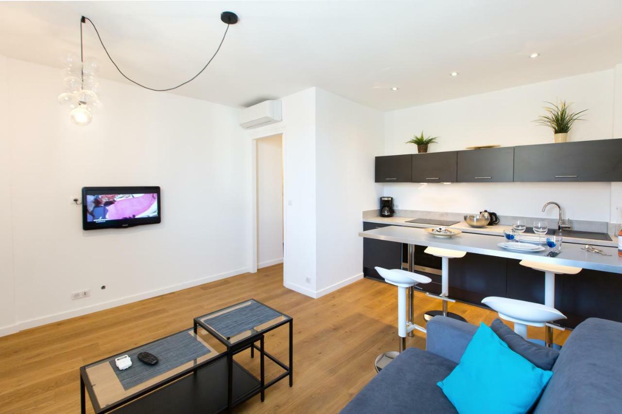 Wohnung Zentrum-Strand นีซ ภายนอก รูปภาพ